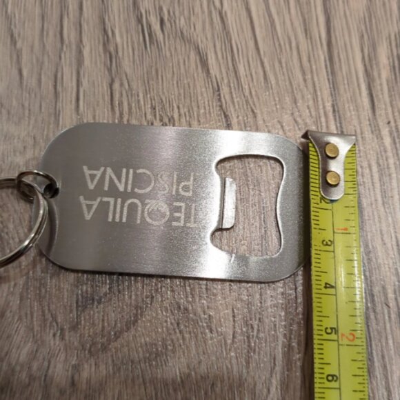 10 Stainless Steel Keychain Bottle Openers with Ring & Clip NEW Bundle - Picture 4 of 4